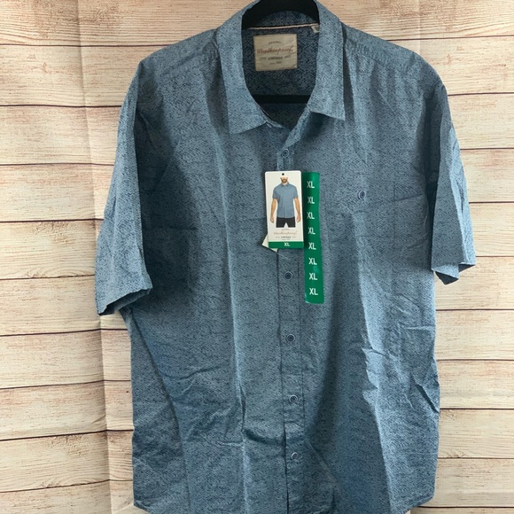 Weatherproof Other - Weatherproof Vintage Blue Shadow Short Sleeve